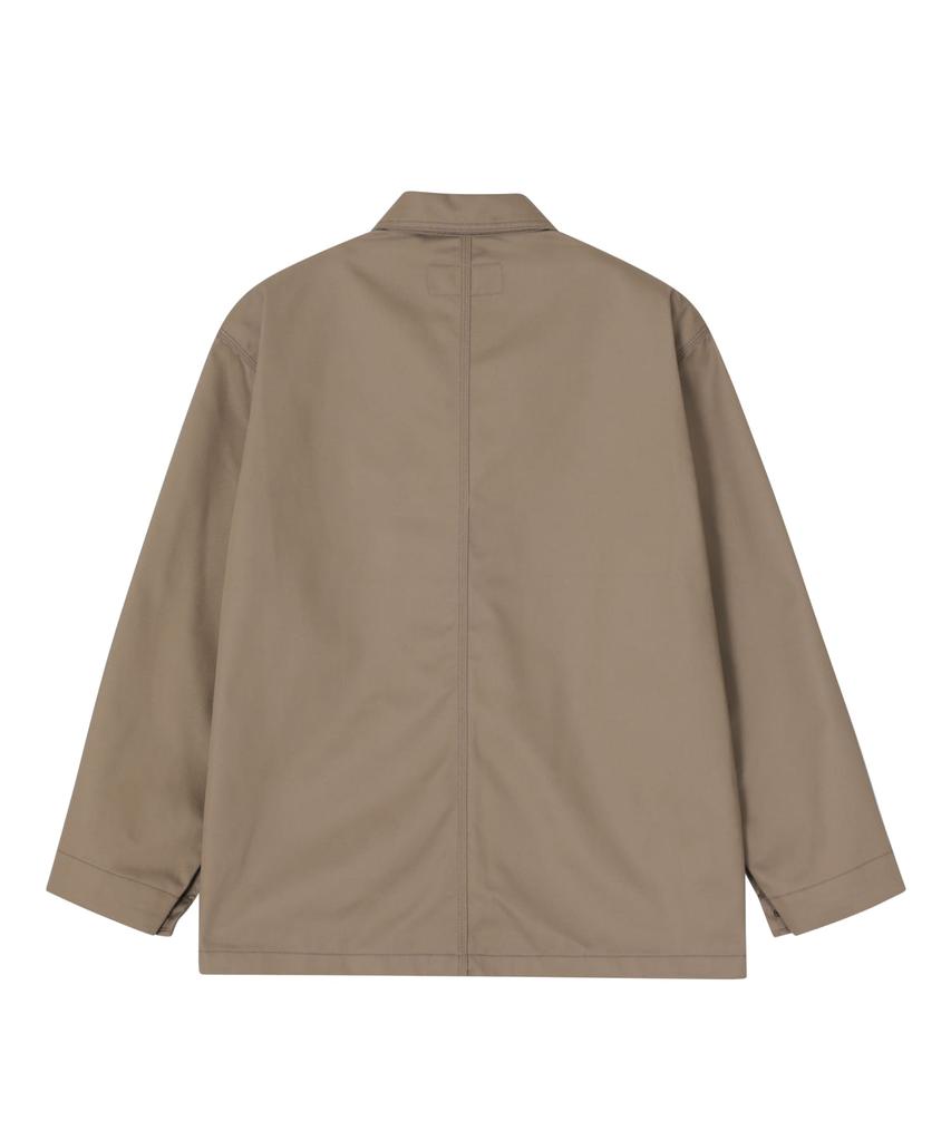 Universal Overall Uo Workers Coverall Dark Beige