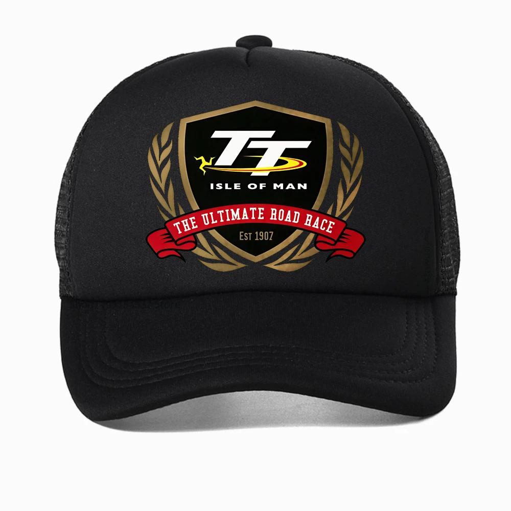 Races TT Isle of Unisex Logo baseball cap Motorcycle Race Fashion Streetwear Unisexs and Womens Sports caps Breathable snapback hat