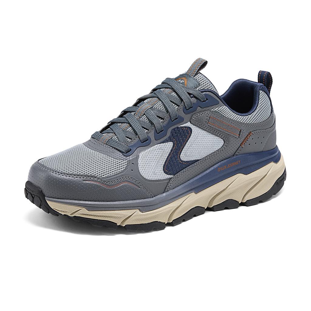 Skechers Outdoor Comfortable Durable Low-Top Outdoor Functional Shoes Men Shoes Gray 237415-GYMT