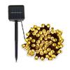 LED Solar Christmas String Lights: Waterproof, Super Bright, Durable Outdoor Fairy Lights for Courtyard Decoration.