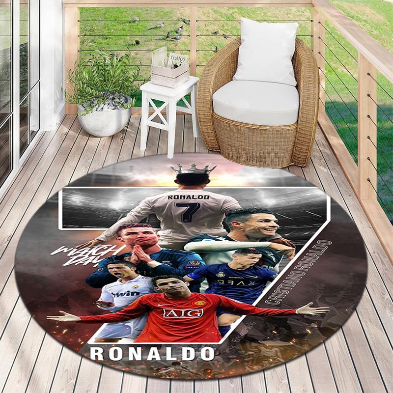 Ronaldo Legacy Iconic Moments Carpet Living Room And Bedroom Mats Home Decor Bathroom Mat Office Chair Cushion Dormitory Decoration