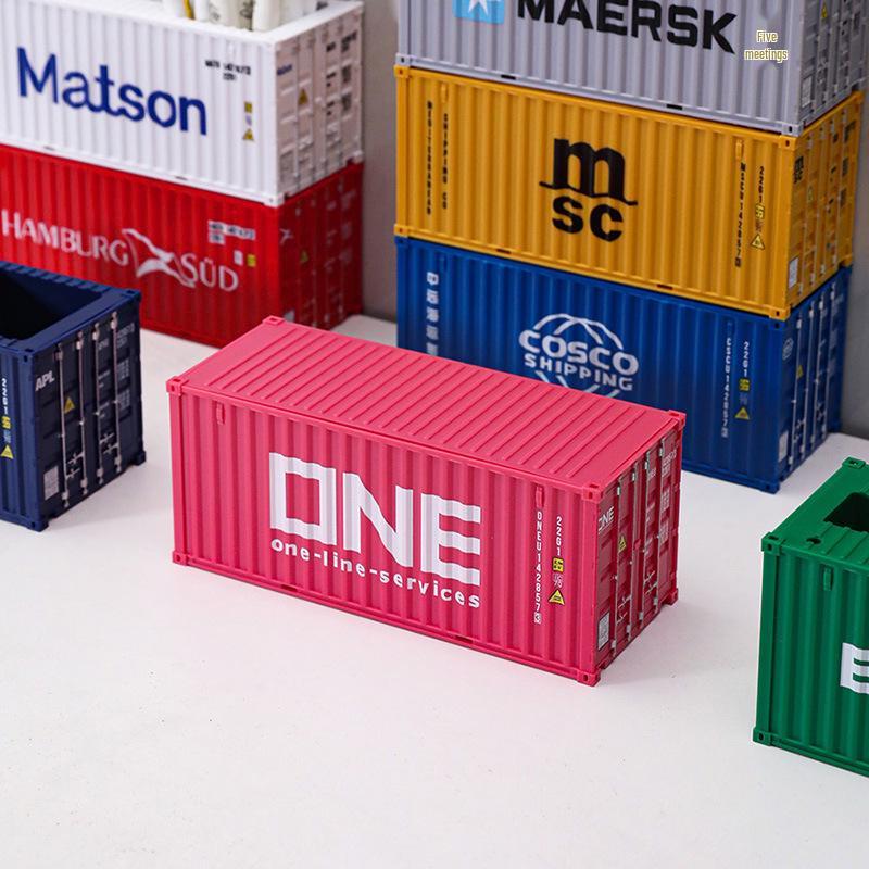 1:35 Scale 20ft Container Model Simulation, Customizable with Patterns and Text - Perfect Business Anniversary Gift