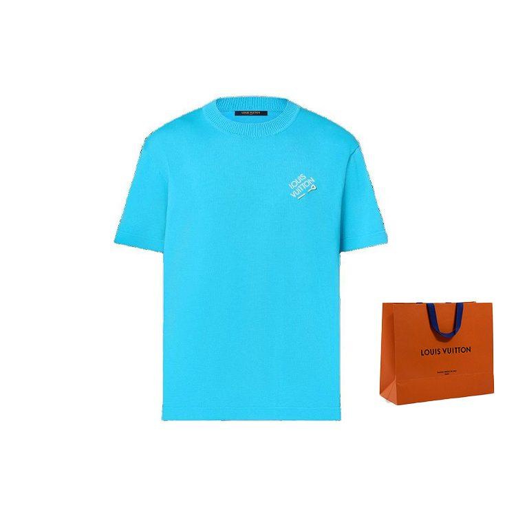 Louis Vuitton SS24 T Shirt Men's Blue 1ABIXT
