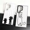 Cat Footprint Funny Scratch Paw Cute Shockproof Phone Case for Samsung Galaxy S26 Edge S25 Ultra S24 FE S23 Plus S21 Cover Anti