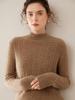 Women's Cashmere Blend Loose Long Sleeve Knit Pullover Sweater - Slimming and Versatile for Autumn/Winter.