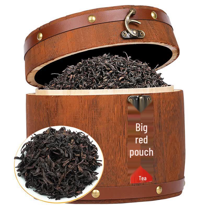 Yunfuzi Dahongpao Oolong Tea 300g Wooden Gift Set
