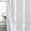 1PC LOZUJOJU 80% Blackout Fashionable and Minimalist Curtains with Silver and Marble Texture for Living Room Bedroom Balcony Window Home Decor