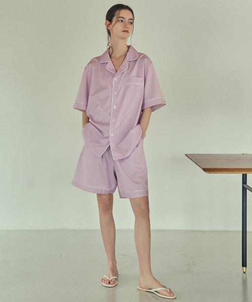 [CEID] [Unisex] Klassisk Söt Muse Kortärmad Pyjamasuppsättning [Skickas från Korea] 100% Äkta