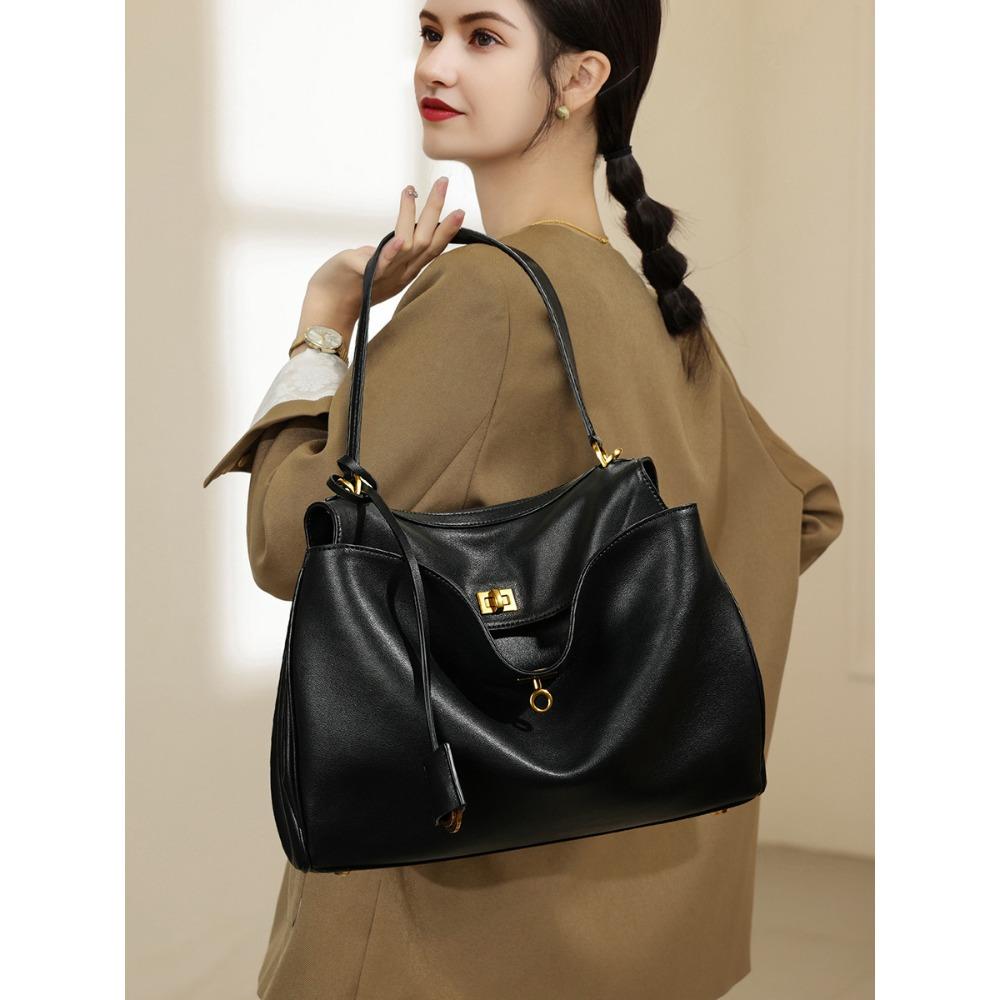 2025 New Commuter Style Rodeobog Crossbody Leather Tote Bag+Women's Bag Large Capacity Premium Underarm Bag