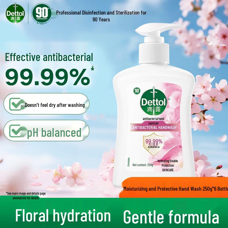 Dettol Moisturizing Antibacterial Hand Wash 250g