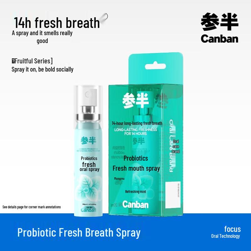

Samban Probiotic Invigorating Mint Oral Spray