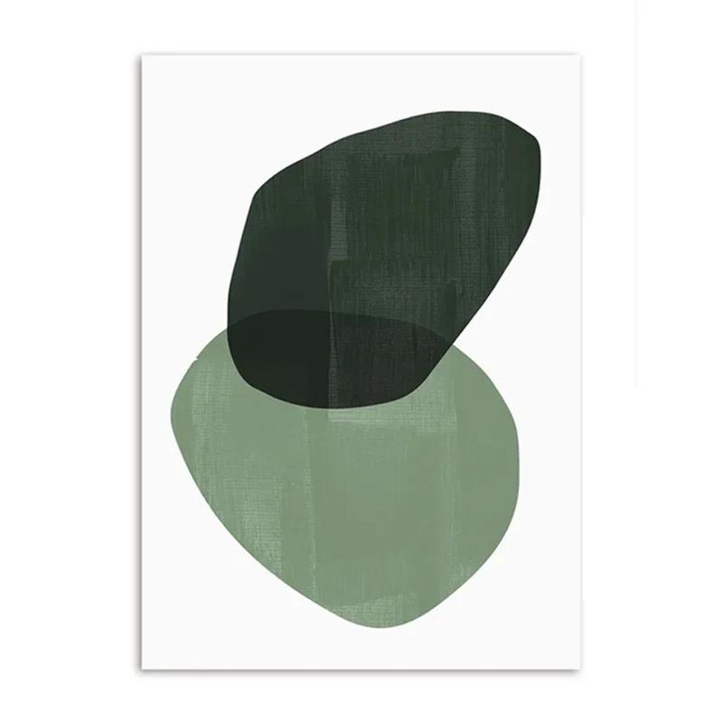 Green Plant Painting Flower Peony Poster, Wall Art, Canvas Picture, Nordic Posters, Eucalyptus for Living Room, Bedroom, Home De