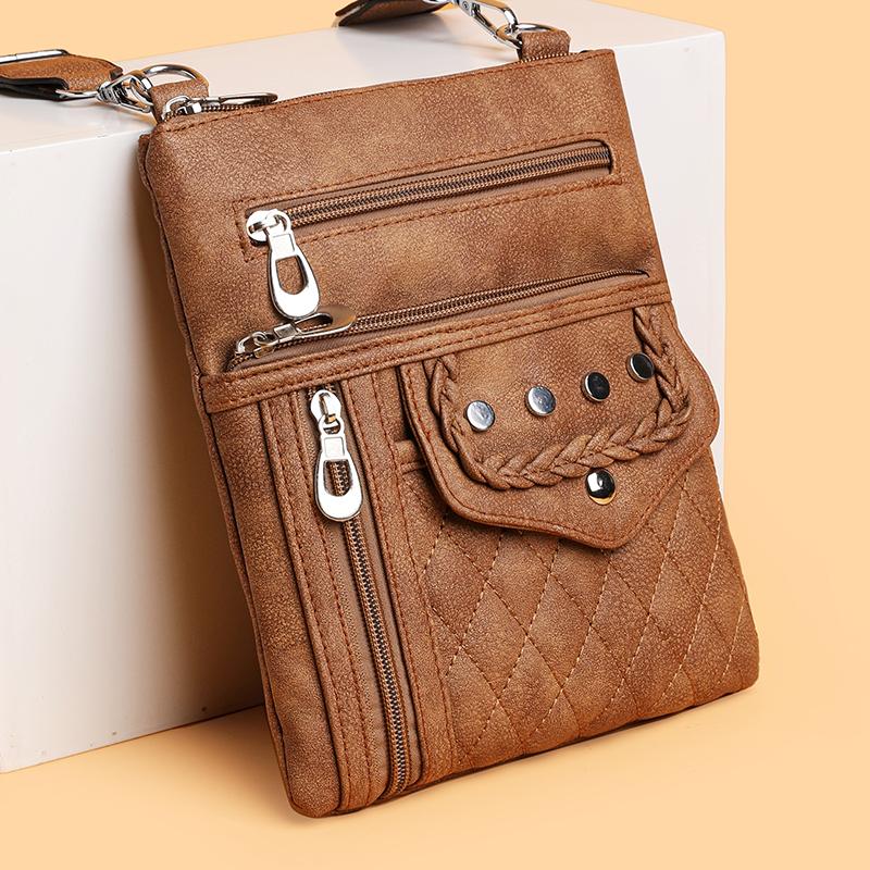Fashionable Women's Shoulder Bag, PU Leather Phone Bag, Retro Crossbody Bag Suitable for Daily Use, Shopping, Commuting