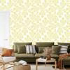 Wallpaper Flowers background cream, middle cream for Living Room and Bedroom 50x1000
