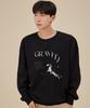 ASTRAL PROJECTION Astronaut Loose Fit Sweatshirt_Black