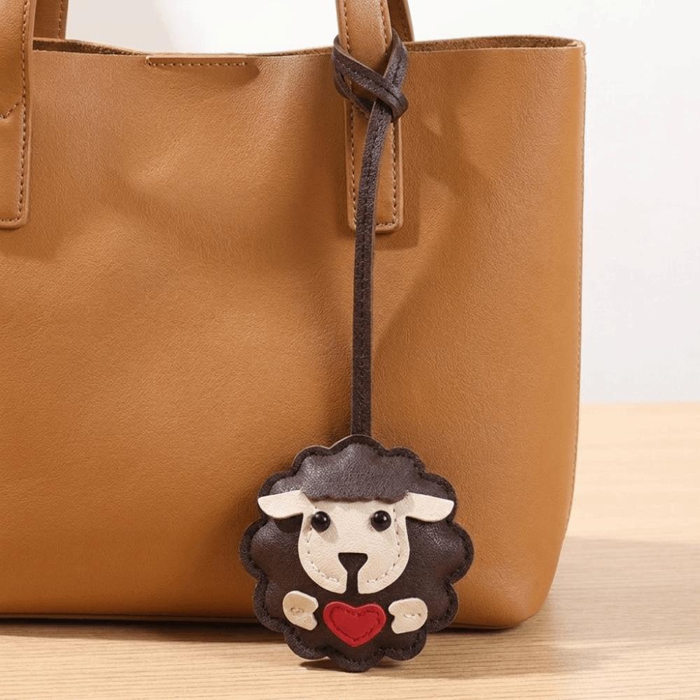 Lightweight Lamb Keyring Soft Bag Charm Cute Sheep Keychain Sister