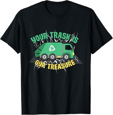 Müllwagen Ihr Müll ist unser Schatz Müllwagen Geschenk Unisex T-Shirt