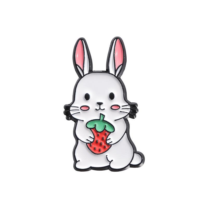 Stylish Fun And Animal Character Brooch In Frog Duck Rabbit Hedgehog Designs For Fashion Lovers
