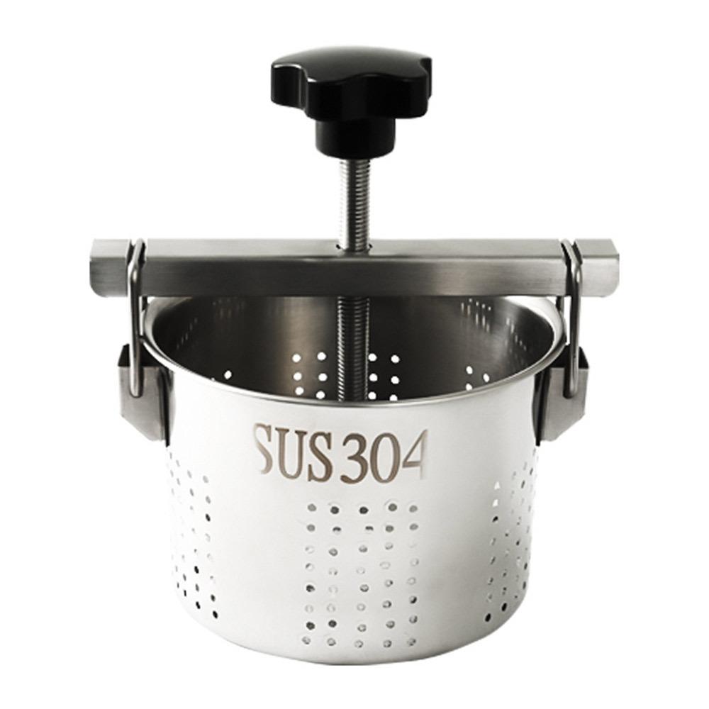 Portable Stainless Steel Vegetable Stuffing Squeezer 1.5L Manual Dumpling Stuffing Squeezer Vegetable Drainer