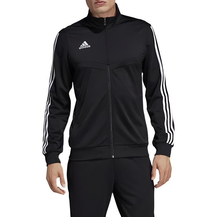 adidas Jackets Men's Black Stand Collar Moderate Other DT5783