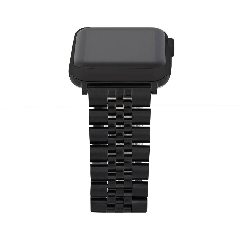 Loideu [Apple Watch/Galaxy Compatible] Premium Jubilee Bracelet Black Apple Watch Strap Ll1T22300Pbb