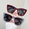 Trendy Large Frame Cat Eye Sunglasses For Women Men Retro Square Sun Glasses UV400 Protection Goggle Fashion Eyewear Shades