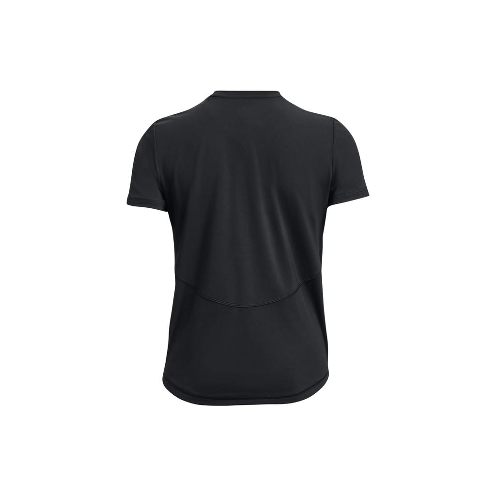Under Armour Pattern Printed Crew Neck Pullover Short Sleeve T-Shirt Women T-Shirts Black 1379446-001