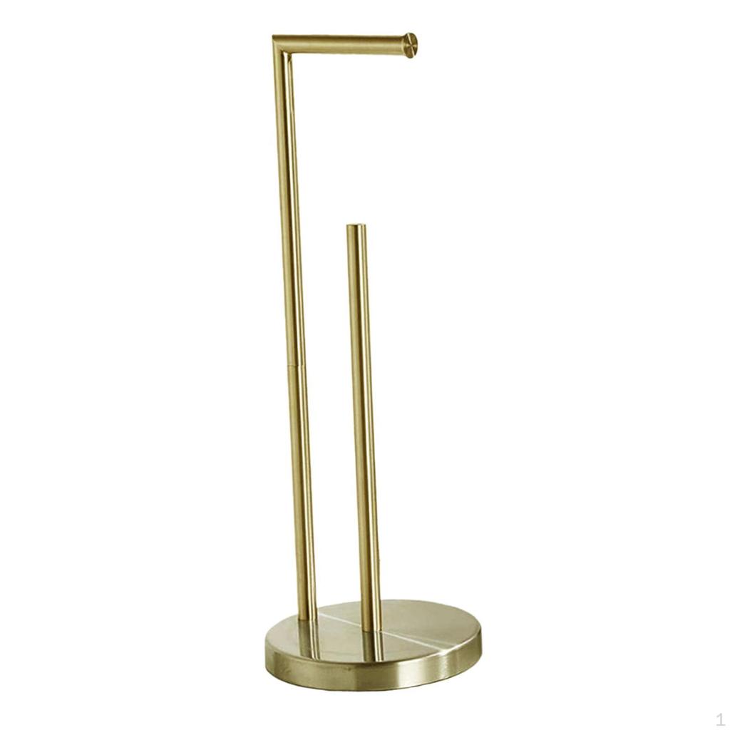 Tissue Rack Bathroom Holds 3 Large Capacity Stainless Steel