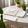 Eco-Friendly Disposable Paper Plates for BBQ, Cake, DIY Crafts, and Kindergarten - Thickened Round and Square Shapes