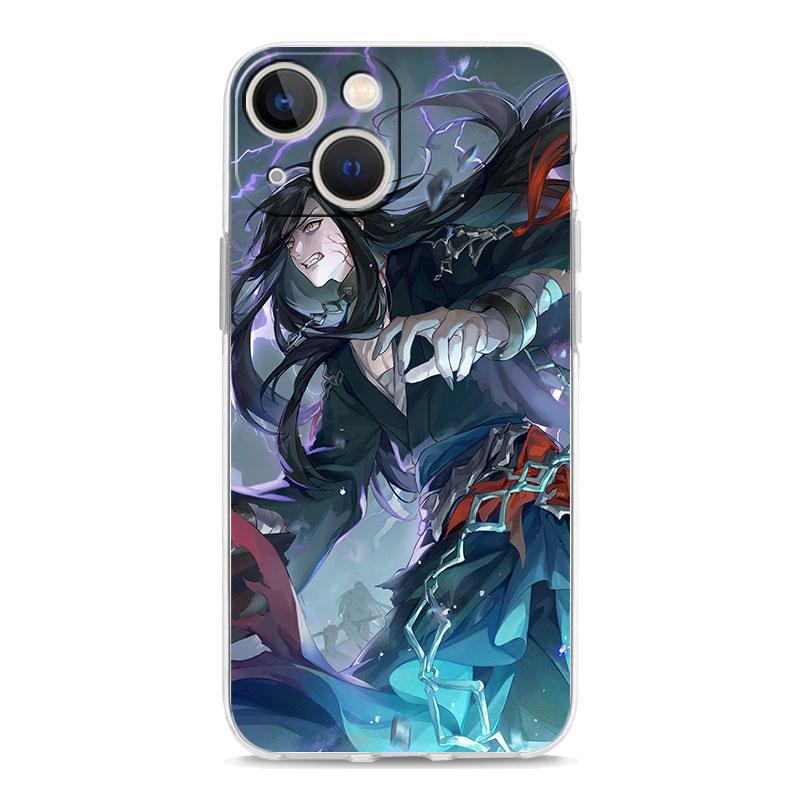 Luxus-Telefonhülle für iPhone 15 14 13 12 11 Pro Max XS X XR 7 8 Plus Soft Clear Stoßfeste Hülle Anime Mo Dao Zu Shi Wei Wuxian