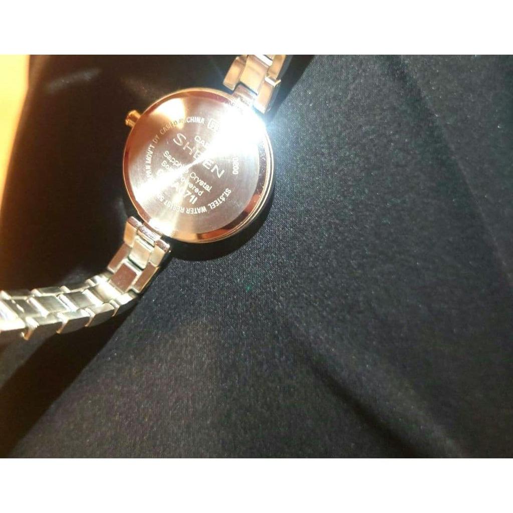 Used Good condition wristwatch SHEEN Solar Sapphire Model SHS-D200D-7AJF