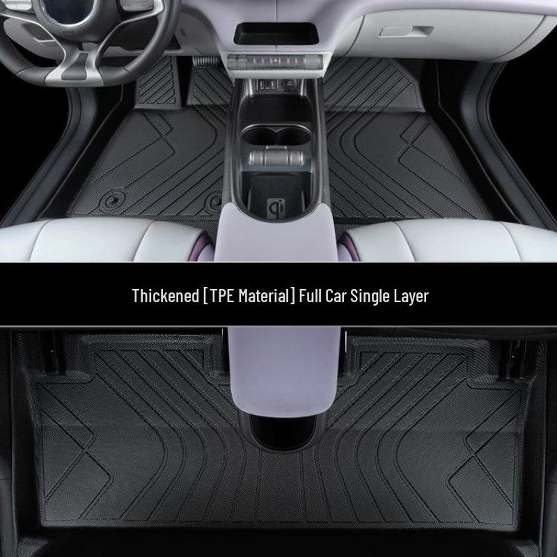 Custom TPE Rice Grain Texture Floor Mats for 2023 BYD Seagull