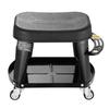 Mechanic Stool Rolling Workshop Seat 300 lbs Load with Wheels & Tool Tray