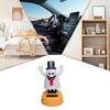 Solar Dancing Toys Solar Dancing Ornament Cartoon Animated Halloween Dashboard Accessories For Home Living Room Vehicle Truck