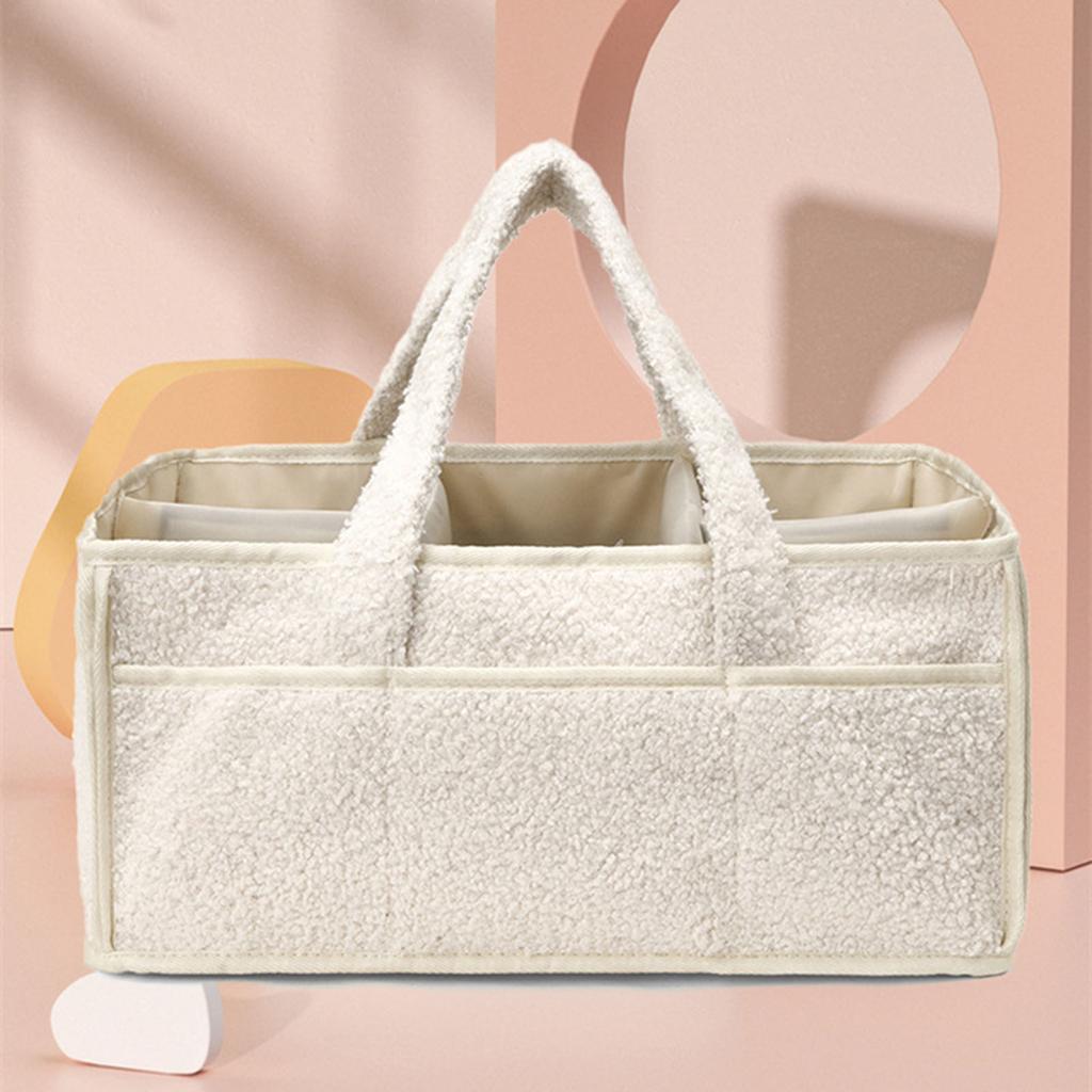 Spacious Baby Diaper Storage Bag Organiser for Organizing Essentials New Mom Handbag Enjoy Car Travel Convenience