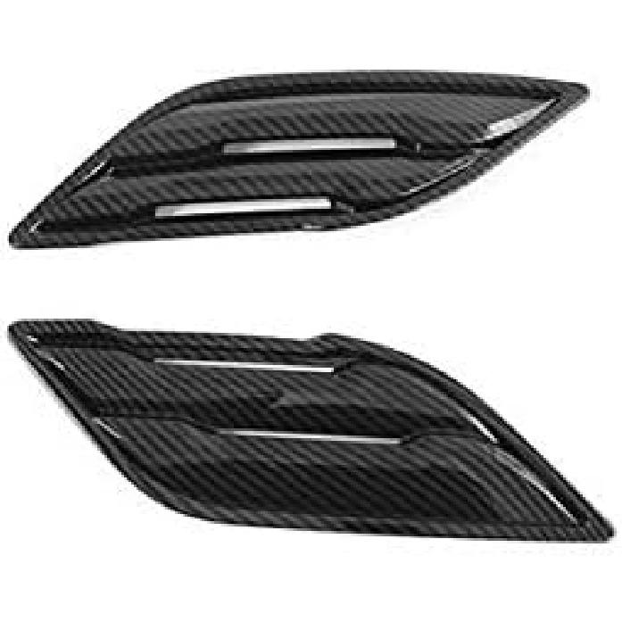 Nicebee ABS Carbon Fiber Grain Exterior/Interior Accessories Decoration Trim Cover for 2017-2020 Ford Raptor F150 LTD (2pcs/Set Side Door Decoration