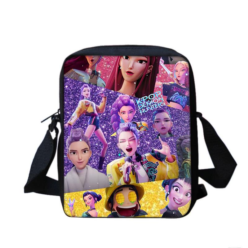 Anime Witch Hunter Group Men'S And Women'S Backpacks, Elementary School Students' Backpacks, Large-Capacity Printed Casual Backpacks