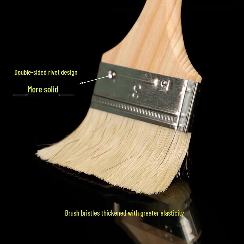 Lijiu Hong Pig Bristle Paint & Cleaning Brush
