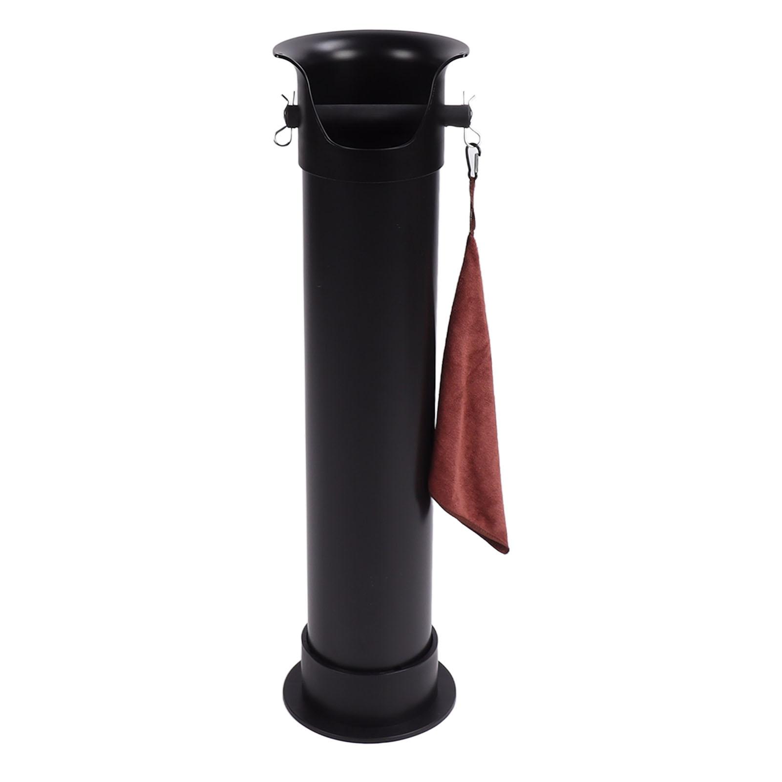 

Напольный контейнер для кофейной гущи большой емкости, экономящий место, коммерческий нок-бокс для кофейни чёрный