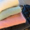 Women's Seamless V-neck Wool Silk Cashmere Knit Sweater, Multi-color, Lazy Style, 2026 Winter Collection