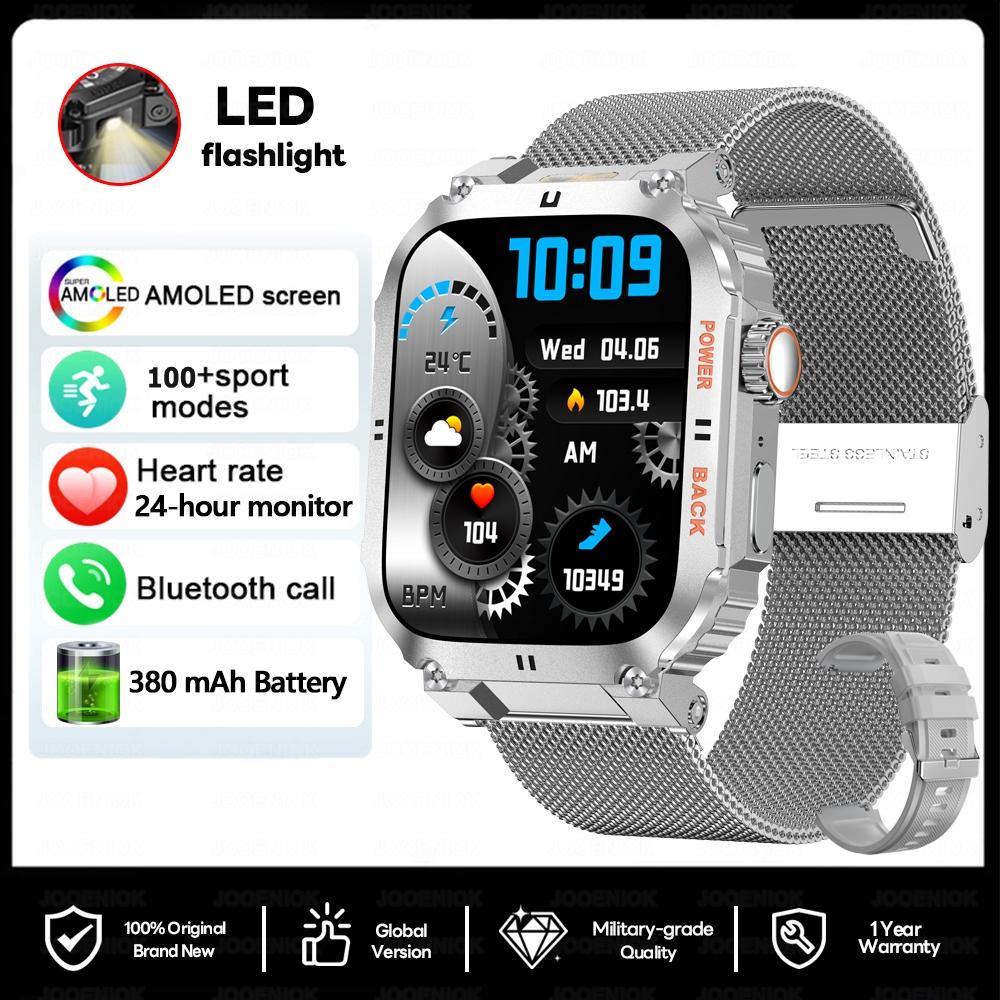 New Deeply Water Resistant SmartWatch Men Heart Rate Sleep Monitoring Reminder feature 100+ Sports Modes Smart Watch Men