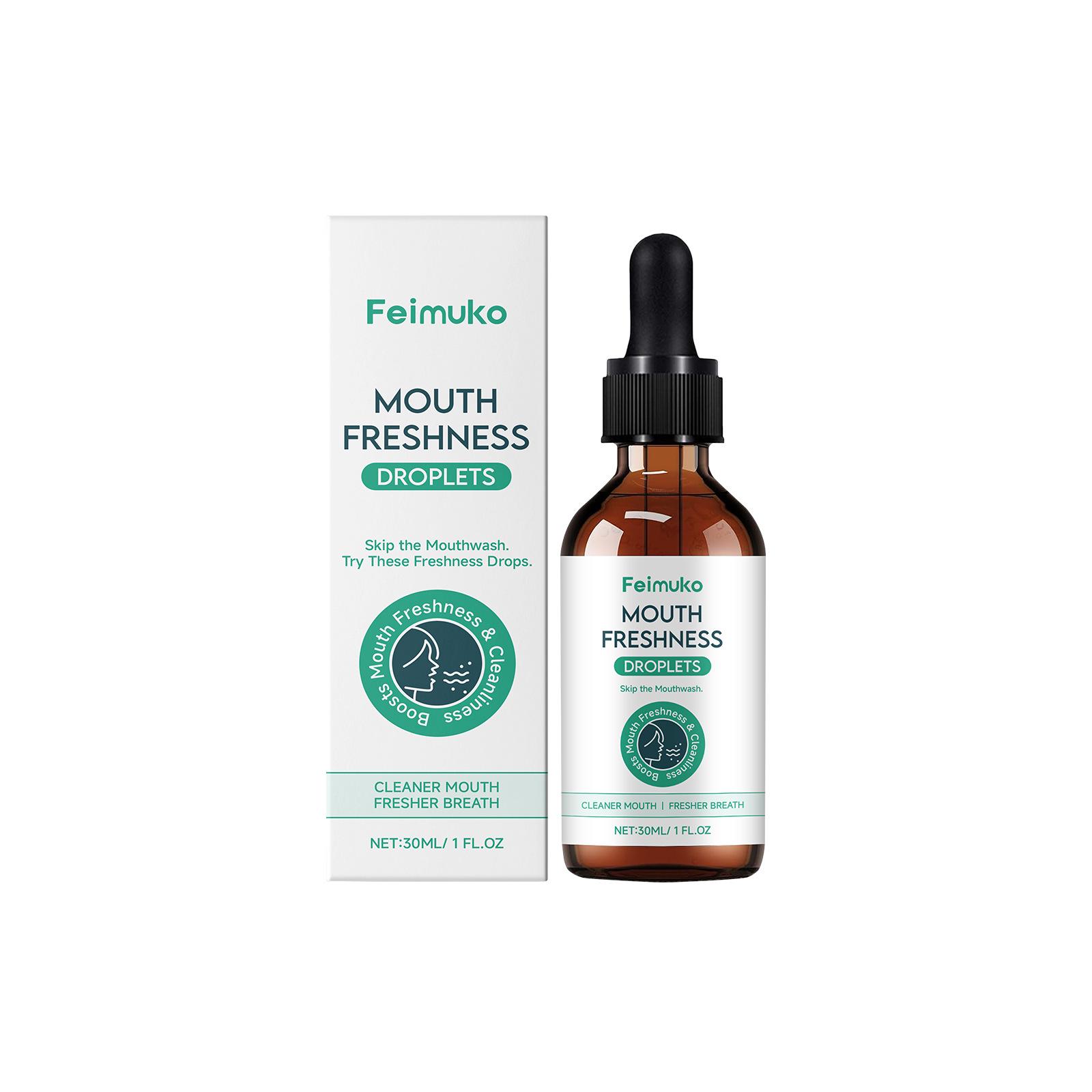 Feimuko Herbal Breath Freshening Drops - Odor-Cooling Dental Care