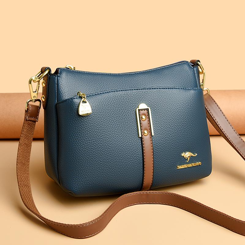 Genuine High Quality Soft Leather Women's Handbag Trend Designer Female Crossbody Bag Casual Shoulder Messenger Handbags 2026
