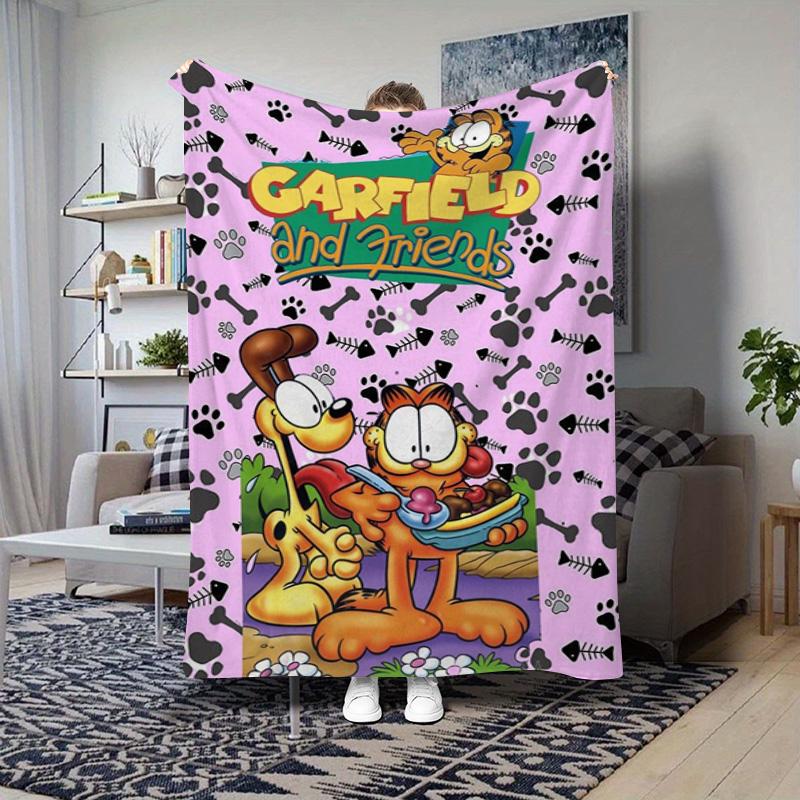Garfield Comic Print Blanket Blanket Sofa Blanket Home Decor Bedroom Outdoor Plush Blanket Sheet