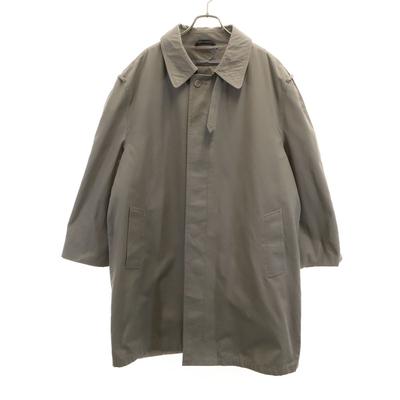 Oleg Cassini 70s 80s Vintage Stainless Collar Coat 44 Gray With Liner Men's Used
