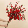 Long Lasting 90CM Long Artificial Flower Bouquets Vibrant Easy Care Fake Flowers Long Stems Artificial Flowers Wedding Party