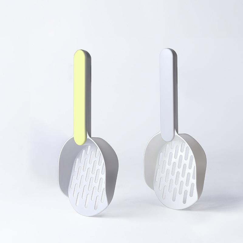 Pelle à litière pour chat Outil de nettoyage pour animaux de compagnie Pelle en plastique Produits de nettoyage pour sable pour chat Toilettes pour chien Cuillères à nourriture pour chat Fournitures pour chat