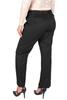 Eleganckie Spodnie Damskie Wizytowe Spodnie Rozszerzane Czarne 42 /31 Xl