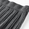 Damen Eleganter Plissierter A-Linien Winter Maxirock