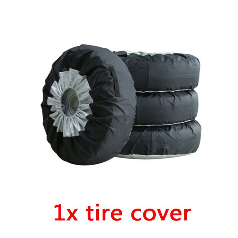 Durable And Sturdy 210d Oxford Fabric Waterproof Car Spare Tire Cover Resistant To Uv Rays Dust-proof Tyre Storage Tote Car Tire